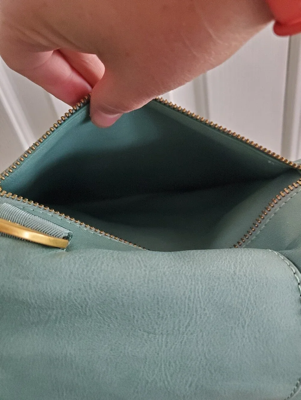 Fawn Design The Mini Backpack In Turquoise Blue  Vegan Leather